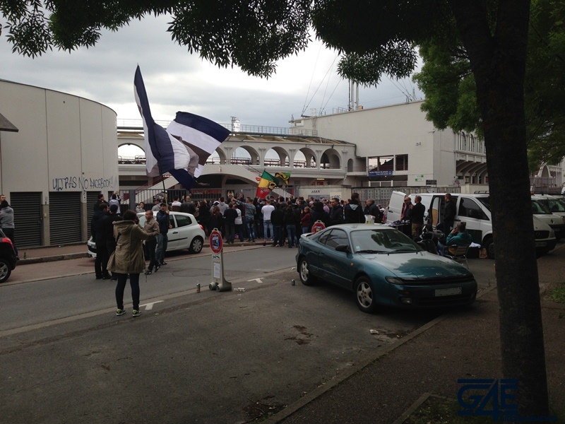 Entrée virage Sud - Guingamp 1