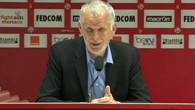 Gillot dernière conf Monaco Screen L'Equipe