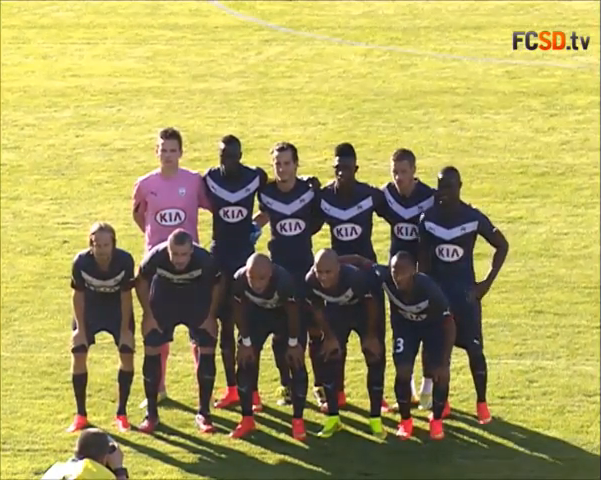 Equipe Bordeaux coup d'envoi amical