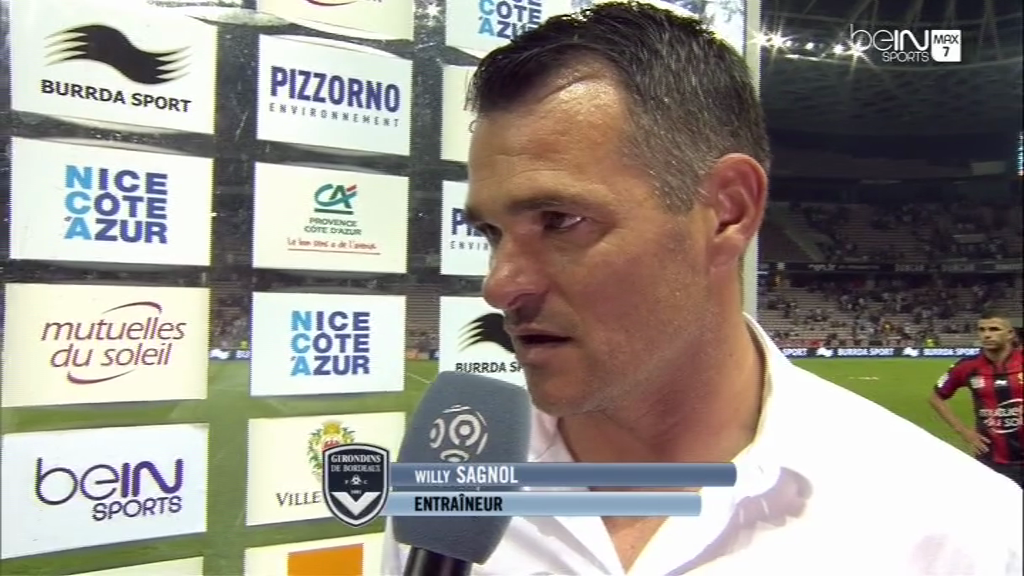 Sagnol réaction après-match