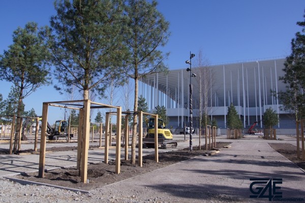 Visite du stade de Bordeaux le 31/10/2014