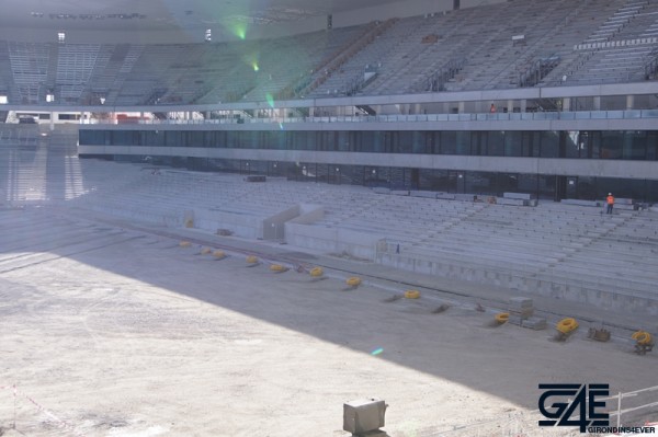 Visite du stade de Bordeaux le 31/10/2014