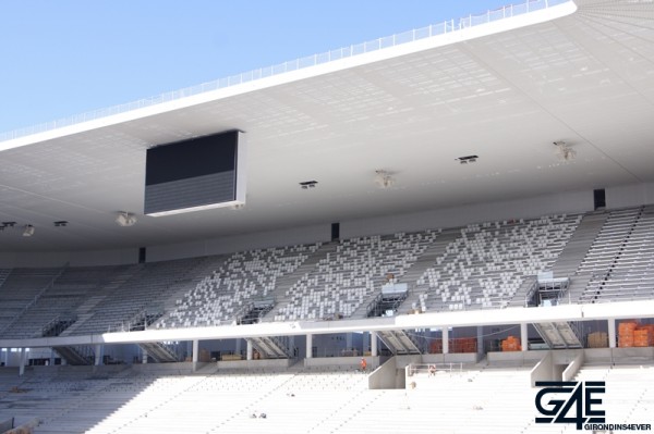 Visite du stade de Bordeaux le 31/10/2014