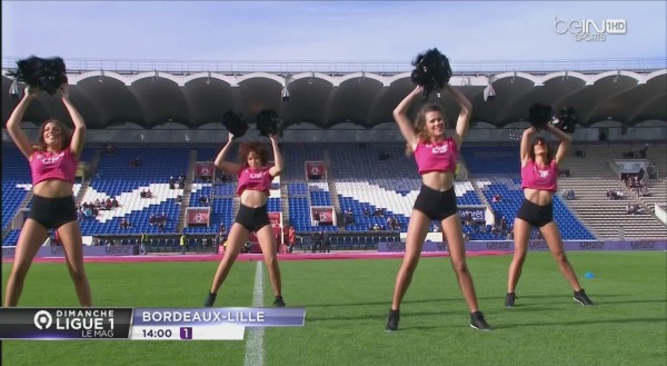 pompom girls bordeaux lille