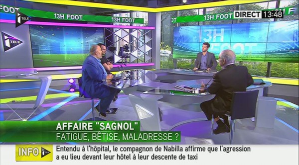 itélé 13h foot sagnol