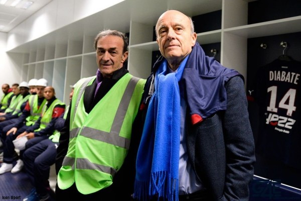 Jean-Louis Triaud et Alain Juppé Nouveau Stade iconsport_blu_230315_08_17