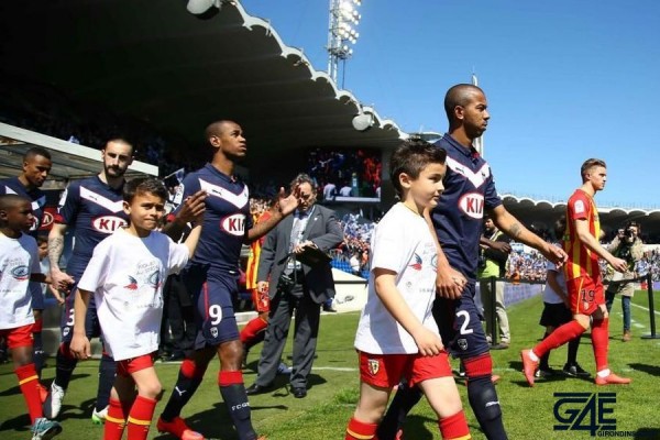 Entrée des joueurs Bordeaux-Lens iconsport