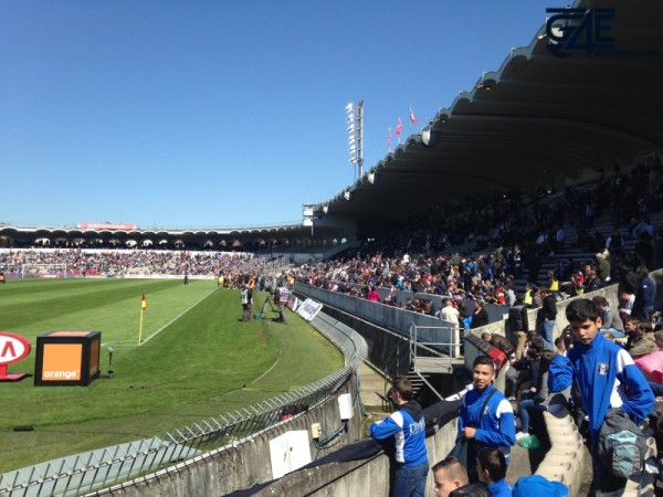 Bordeaux Lens virage stade