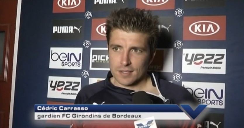 Carrasso après Bordeaux - OM 2015