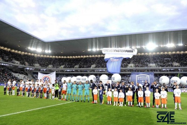 Equipes Bordeaux-Montpellier Nouveau Stade iconsport