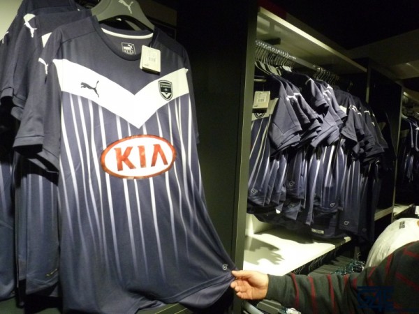 boutique galerie girondins maillot home