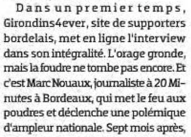 Sagnol l'Equipe Girondins4Ever