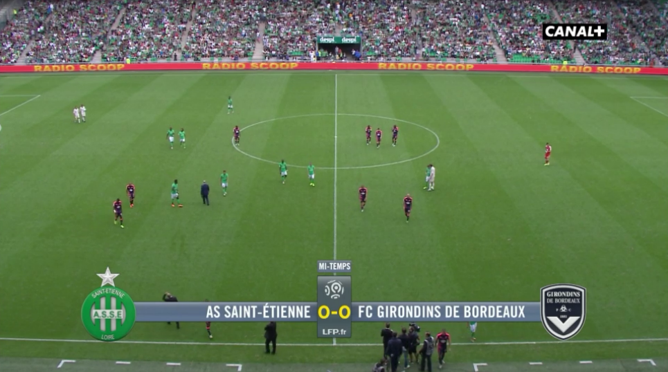 J2 mi-temps saint-etienne