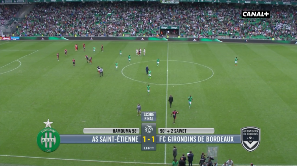Fin de match saint-etienne