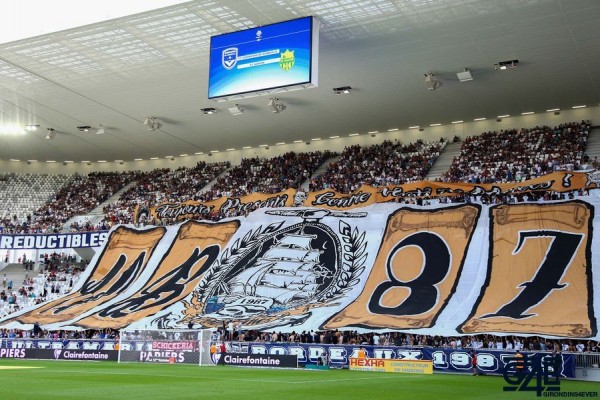 Supporters Bordeaux Virage Sud Stade Tifo