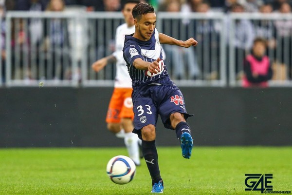 Adam Ounas - 18.10.2015 - Bordeaux / Montpellier - 10eme journee de Ligue1 Photo : Manuel Blondeau / Icon Sport *** Local Caption ***