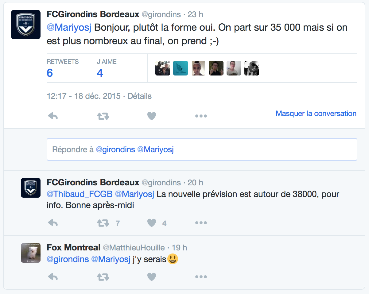 Affluence Bordeaux Marseille