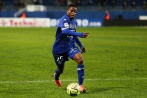 Francois KAMANO - 03.12.2014 - Bastia / Evian Thonon - 16eme journee de Ligue 1 Photo : Michel Maestracci / Icon Sport