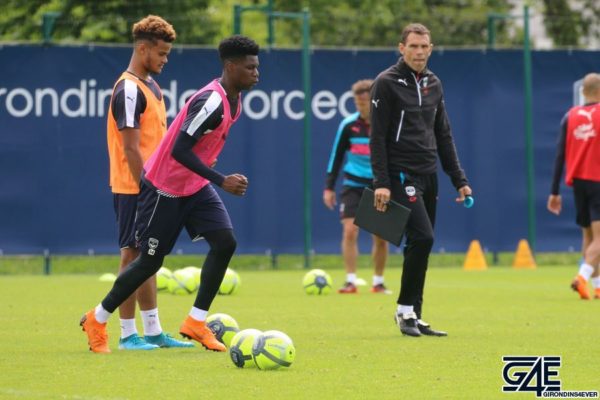 Aurélien Tchouaméni et Gustavo Poyet