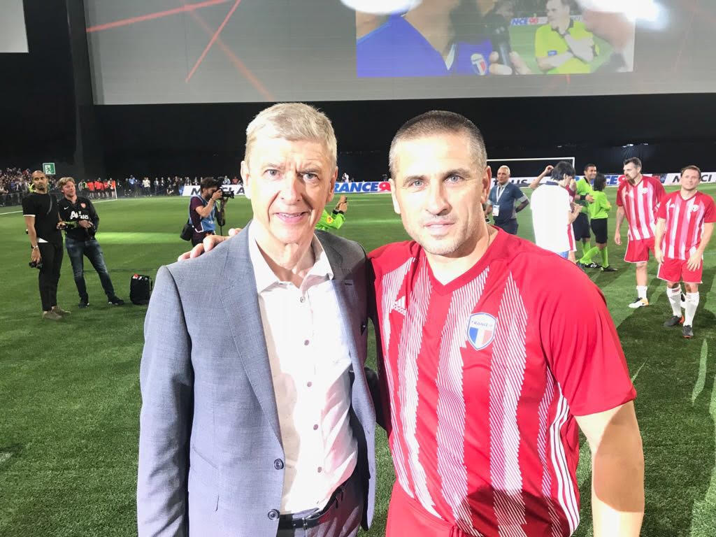 Nisa Saveljic et Arsène Wenger