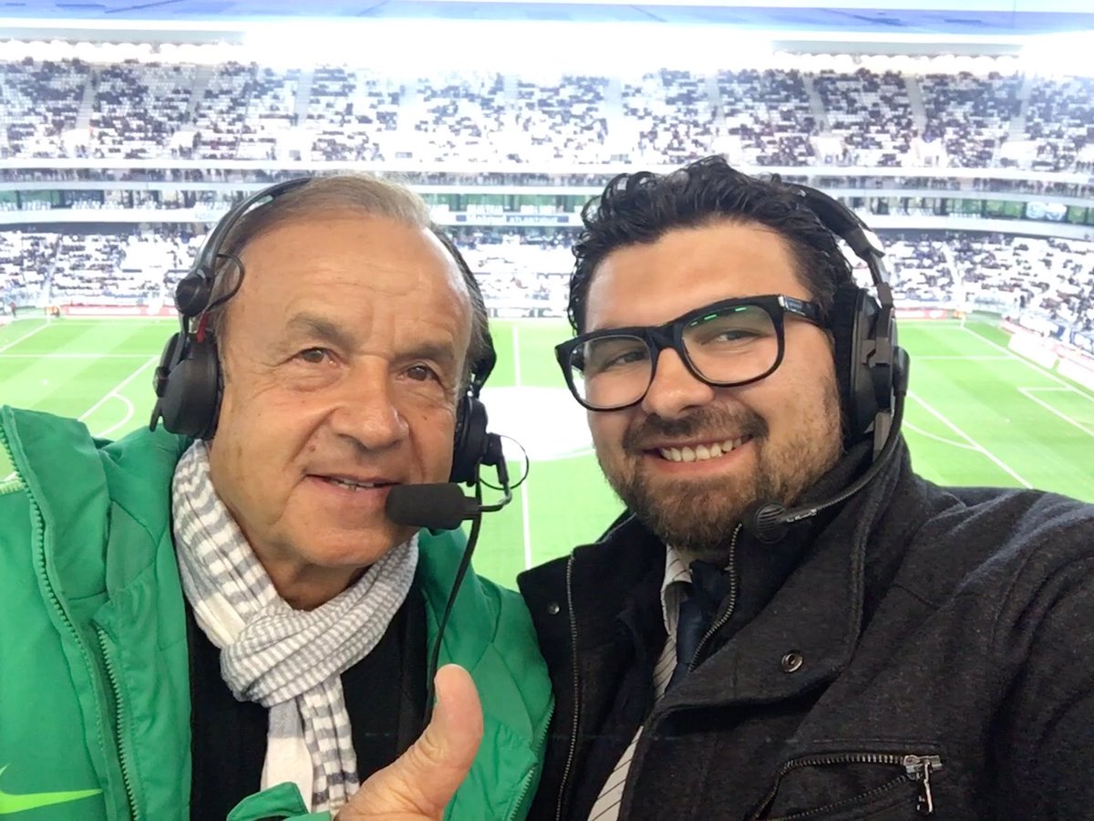 Julien Bée et Gernot Rohr