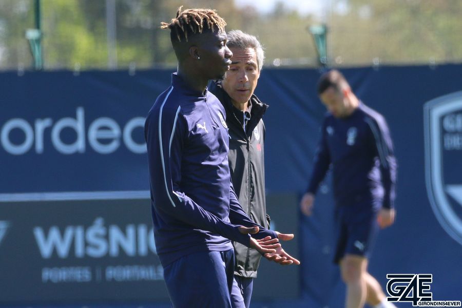 Paulo Sousa et Yann Karamoh