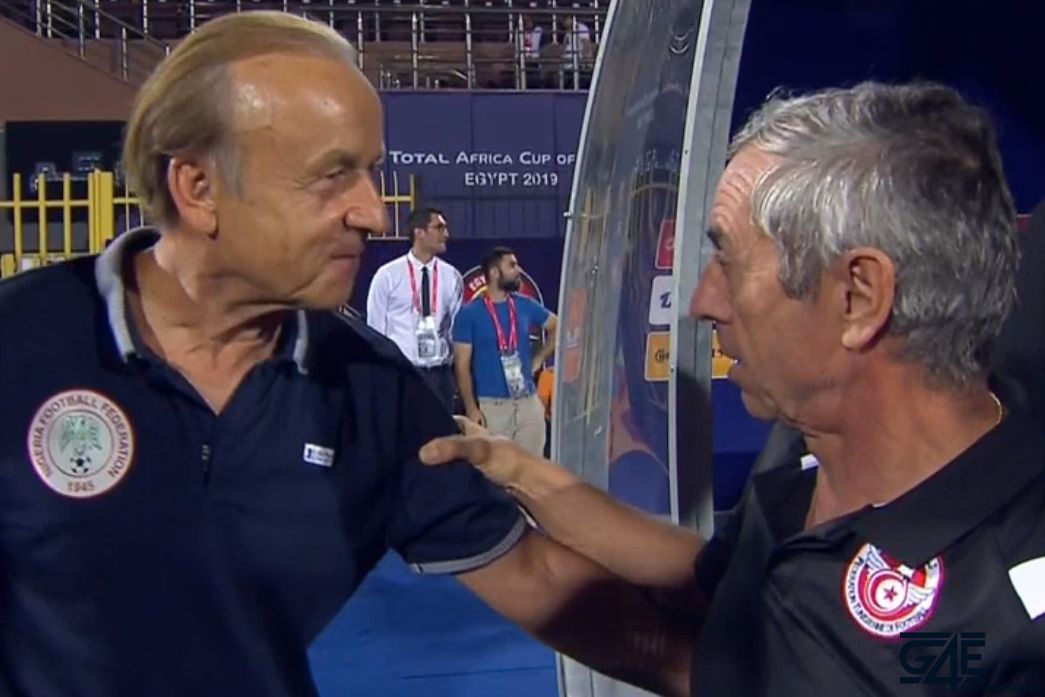 Gernot Rohr et Alain Giresse