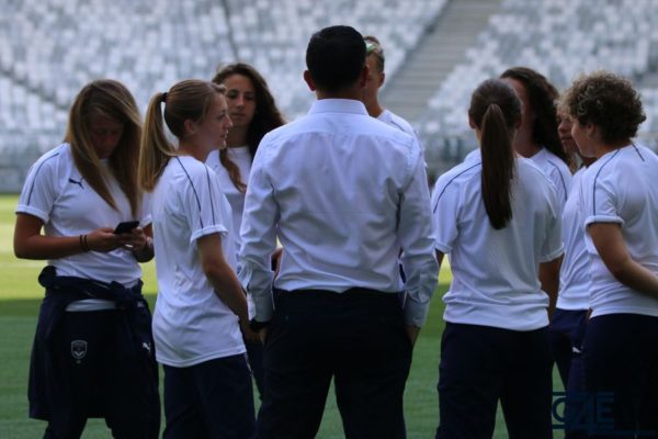 groupe féminines et Pedro Martinez Losa