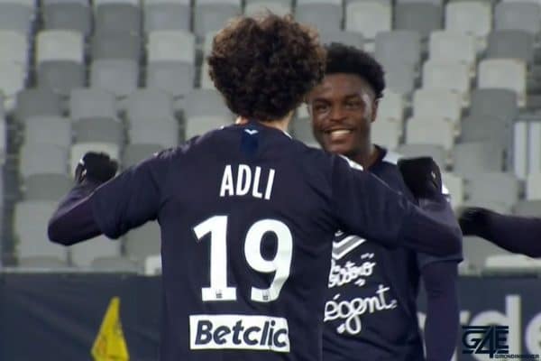 Josh Maja et Yacine Adli
